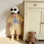 【66-100cm】ロンパース キイロ アイス クリーム 可愛い ベビー服 - 画像 (4)