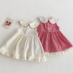 【73-120cm】ワンピース 蝶結び付き ノースリーブ 女の子 おしゃれ - 画像 (9)