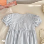 【66-90cm】ロンパース レース パフスリーブ おしゃれ ベビー服 - 画像 (9)