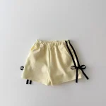 【73-120cm】リボン ショートパンツ ベビー 女の子 おしゃれ - 画像 (3)
