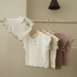 【73-100cm】ルームウェア セット ワッフル生地 着心地良い