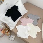 【90-160cm】Ｔシャツ 柔らか 半袖 トップス - 画像 (11)