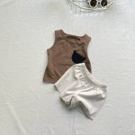 【80-130cm】セットアップ ベビー 男の子 ユニークポケット付き ノースリーブ - 画像 (11)