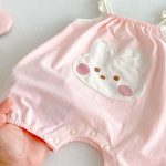 【66-90cm】サロペット フラワー柄 可愛い 赤ちゃん服 - 画像 (14)