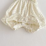 【66-90cm】サロペット 花柄 ふわふわ 帽子付き - 画像 (12)