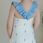 【80-130cm】水着 丸襟 可愛い 女の子 スイムウェア - 画像 (7)