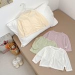 【73-120cm】カーディガン パステルカラー リブ 女の子 - 画像 (10)