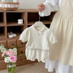 【73-110cm】セットアップ パステルカラー 通気 着心地良い - 画像 (4)