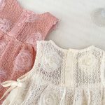 【66-90cm】 二点セット 可愛い ローズ 女の子 おしゃれ ワンピース&ロンパース - 画像 (14)