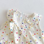 【73-110cm】カラフルドットワンピース - 画像 (11)