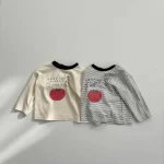 【73-100cm】シャツ ベビー りんご柄 着やすい - 画像 (8)