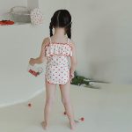 【80-130cm】水着 ドット フリル 可愛い 女の子 スイムウェア - 画像 (9)