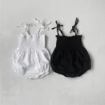 【66-90cm】キャミ ロンパース ベビー おしゃれ 韓国風 - 画像 (4)