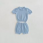 【73-110cm】セットアップ パステルカラー 通気 着心地良い - 画像 (7)