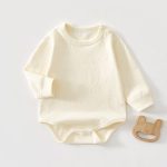 【66-90cm】ロンパース ナチュラル 柔らか ベビー服 - 画像 (3)