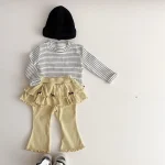 【73-120cm】ベビー 女の子 ワンピースリボン パンツ - 画像 (8)
