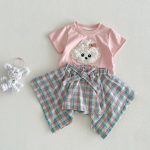 【73-120cm】ボトムス スカート風 チェック 可愛い 女の子 - 画像 (6)