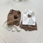 【80-130cm】セットアップ ベビー 男の子 ユニークポケット付き ノースリーブ - 画像 (5)