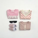 【66-100cm】ロンパース かわいい 「LOVES」 肌触り良い 出産祝い 赤ちゃん - 画像 (10)