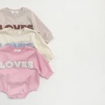 【66-100cm】ロンパース かわいい 「LOVES」 肌触り良い 出産祝い 赤ちゃん - 画像 (17)