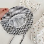 【66-90cm】オールインワン ノースリーブ フラワー/チェック シンプル ベビー服 - 画像 (13)