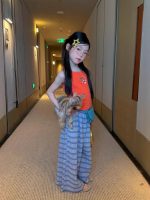 【90-150cm】キャミソール or パンツ 女の子 SNS映え ボーダー - 画像 (6)