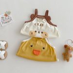 【66-90cm】ロンパース ベビー キュート キャミ 動物柄 - 画像 (3)