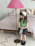 【90-150cm】半袖Ｔシャツ or ベスト or スカート or パンツ 女の子 おしゃれ ストリート - 画像 (6)