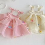 【73-120cm】ワンピース ベビー 女の子 カラフル ふんわり チュール - 画像 (9)