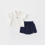 【80-120cm】セットアップ ベビー 男の子 POLOネック - 画像 (3)