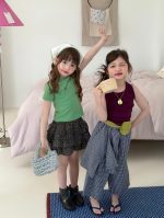 【90-150cm】半袖Ｔシャツ or ベスト or スカート or パンツ 女の子 おしゃれ ストリート - 画像 (4)