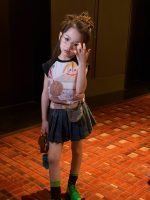 【90-150cm】半袖Ｔシャツ or スカート 女の子 おしゃれ カートゥーン - 画像 (8)