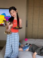 【90-150cm】キャミソール or パンツ 女の子 SNS映え ボーダー - 画像 (3)