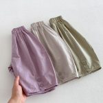【73-120cm】パンツ キッズ 無地 カジュアル ゆったり - 画像 (5)