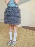 【100-170cm】スカート 女の子 可愛い チュール ふわふわ