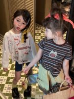 【90-150cm】半袖Ｔシャツ or パンツ 女の子 ボーダー柄 ゆったり - 画像 (3)
