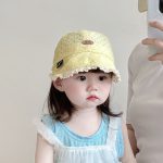 【GOODS】帽子 女の子 ベビー おしゃれ ドット柄 薄手素材 5-24ヶ月