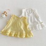 【73-120cm】トップス or パンツ 女の子 おしゃれ フリルデザイン - 画像 (3)