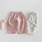 【73-120cm】パンツ 女の子 無地 おしゃれ ナチュラル - 画像 (3)