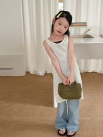 【100-170cm】ニット キャミワンピース 女の子 レイヤードしやすい - 画像 (9)