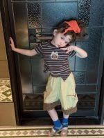 【90-150cm】半袖Ｔシャツ or パンツ 女の子 ボーダー柄 ゆったり