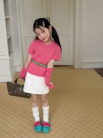 【100-170cm】ニット トップス 女の子 韓国風 おしゃれ トレンド - 画像 (8)