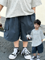 【90-140cm】ショートパンツ 男の子 ポケット付き カーゴパンツ