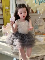 【90-140cm】ベスト or スカート 女の子 スウィート ウサギ チュール - 画像 (4)