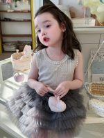【90-140cm】ベスト or スカート 女の子 スウィート ウサギ チュール - 画像 (7)