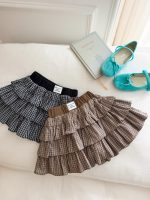 【100-170cm】ミニスカート 女の子 韓国風 ガーリー チェック柄 - 画像 (7)