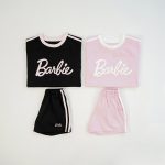 【80-150cm】セットアップ 女の子 カジュアル 英字プリント - 画像 (6)