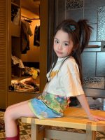 【90-150cm】半袖Ｔシャツ or スカート 女の子 犬柄 落書き - 画像 (7)