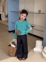 【100-170cm】ニット トップス 女の子 韓国風 おしゃれ トレンド - 画像 (3)