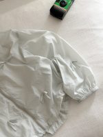 【100-170cm】UVカットアウター 女の子 軽量 フード付き リボン付き - 画像 (11)